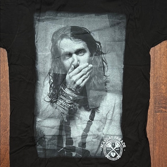 Mayday Parade Black Graphic T-Shirt, Size Medium, NWOT - Picture 4 of 9